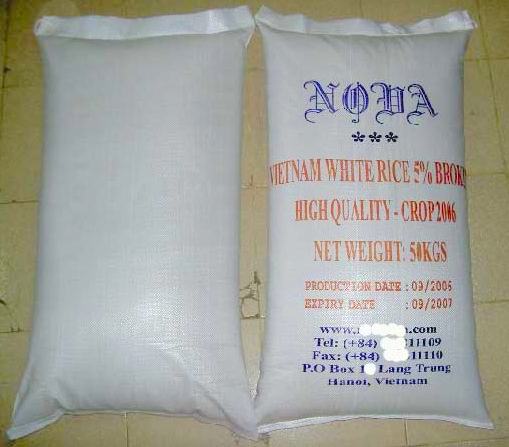PP rice bags